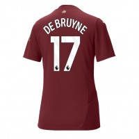 Manchester City Kevin De Bruyne #17 Tredjedrakt Dame 2024-25 Kortermet